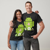 Android-versies T-shirt (Unisex)