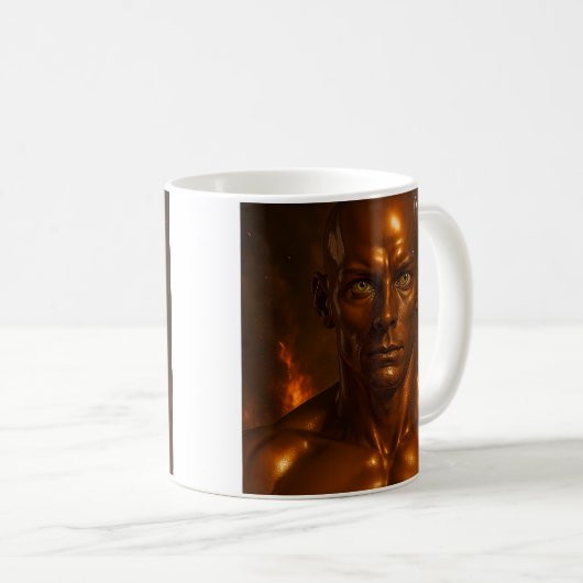 Android (vuuroog) koffiemok (Voorkant rechts)