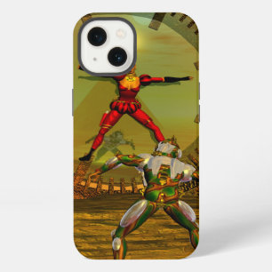 ANDROID XENIA ONTMOET CYBORG TITAN Sciencefiction iPhone 13 Hoesje