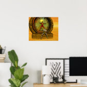 ANDROID XENIA ONTMOET TITAN IN DE WOESTIJN Sci Fi Poster (Thuiskantoor)