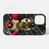 ANDROID XENIA RUIMTESCHIP PILOOT, Gem Monogram Sci iPhone Hoesje (Achterkant horizontaal)