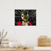 ANDROID XENIA RUIMTESCHIP PILOOT,Science Fiction Poster (Keuken)