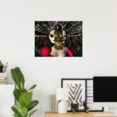 ANDROID XENIA RUIMTESCHIP PILOOT,Science Fiction Poster (Thuiskantoor)