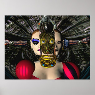 ANDROID XENIA RUIMTESCHIP PILOOT,Science Fiction Poster