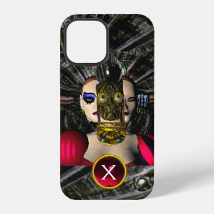 ANDROID XENIA SPACESHIP PILOT, Gem Monogram Sci Fi iPhone 12 Hoesje
