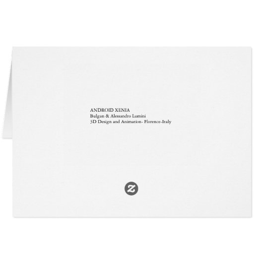 ANDROID XENIA SPACESHIP PILOT, Science Fiction (Achterkant Horizontaal)