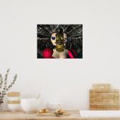 ANDROID XENIA SPACESHIP PILOT, Science Fiction Poster (Keuken)