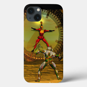 ANDROID XENIA VOLDOET AAN CYBORG TITAN Sci-Fi Case-Mate iPhone Case
