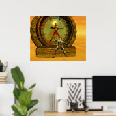 ANDROID XENIA VOLDOET TITAN IN DESERT Sci Fi Poster (Thuiskantoor)