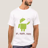 androïde > appel (licht shirt) t-shirt (Voorkant)