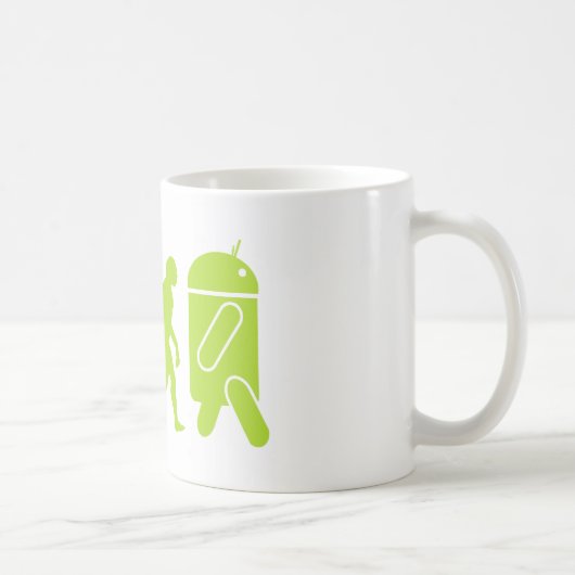 Androïde evolutie koffiemok (Rechts)