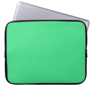 Androïde groen (vaste kleur) laptop sleeve