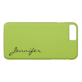 Androïde groene kleur achtergrond Case-Mate iPhone case (Achterkant (Horizontaal))