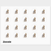 Androide Ronde Sticker (Vel)