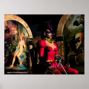 ANDROÏDE XENIE IN DE ORBITERS VAN HYPERION POSTER