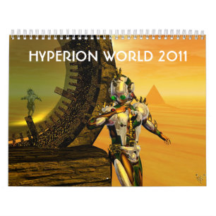 ANDROÏDEN, CYBORGS UIT HYPERION WORLD 2017 Sci-Fi Kalender