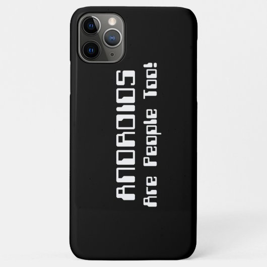ANDROIDEN zijn ook mensen! Case-Mate iPhone Case (Achterkant)