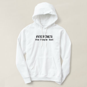 ANDROIDEN zijn ook mensen! Hoodie