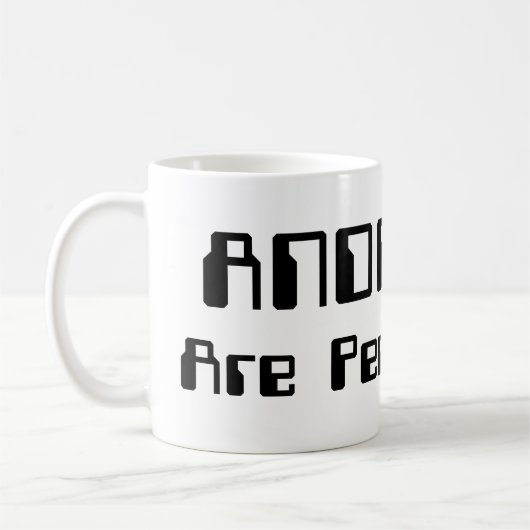 ANDROIDEN zijn ook mensen! Koffiemok (Links)