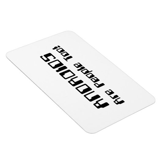 ANDROIDEN zijn ook mensen! Magneet (Rechterzijde)