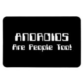 ANDROIDEN zijn ook mensen! Magneet (Horizontaal)