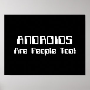 ANDROIDEN zijn ook mensen! Poster