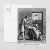 Andromache aan de poten van Pyrhus Briefkaart (Voorkant / Achterkant)
