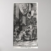 Andromache in de Feet van Pyrhus Poster (Voorkant)