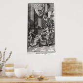 Andromache in de Feet van Pyrhus Poster (Keuken)