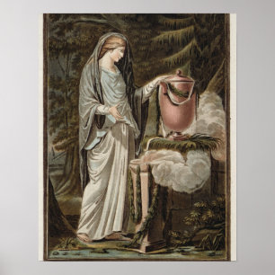 Andromache, kostuum voor "Andromache" van Jean Rac Poster