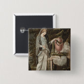 Andromache, kostuum voor "Andromache" van Jean Rac Vierkante Button 5,1 Cm (Voorkant /achterkant)