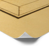 Andromeda -  Astronomisch Star Chart Afbeelding Poster (Hoek)