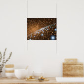 Andromeda Black Hole Blue Stars - Artiest Concept Poster (Keuken)
