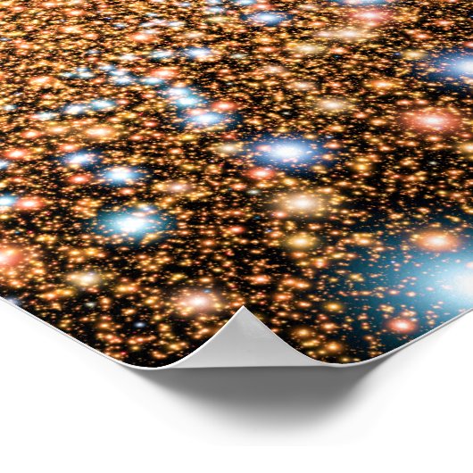 Andromeda Black Hole Blue Stars - Artiest Concept Poster (Hoek)