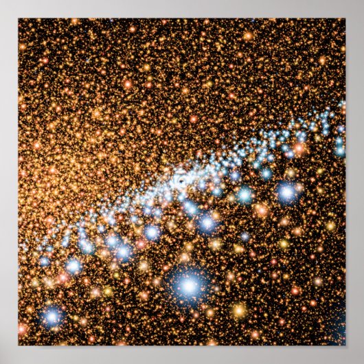 Andromeda Black Hole Blue Stars - Artiest Concept Poster (Voorkant)