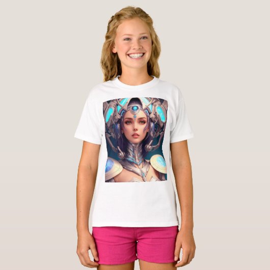 Andromeda Cyborg T-shirt (Voorkant volledig)