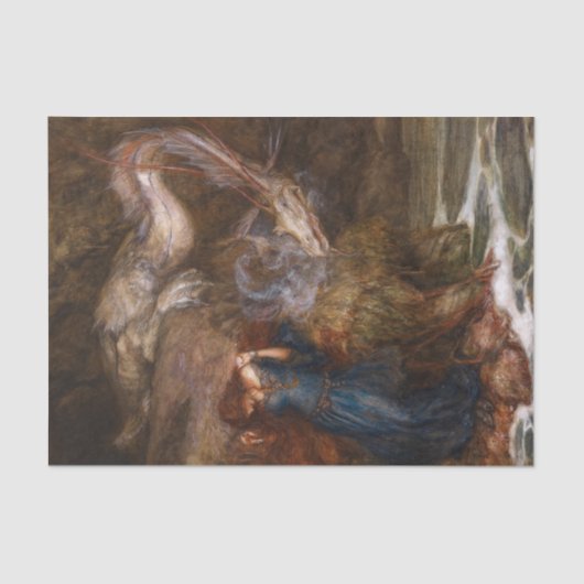 Andromeda door Arthur Rackham Tissuepapier (Voorkant)