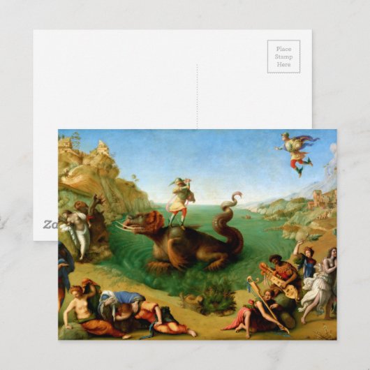 Andromeda Freed door Perseus door Piero di Cosimo Briefkaart (Voorkant / Achterkant)