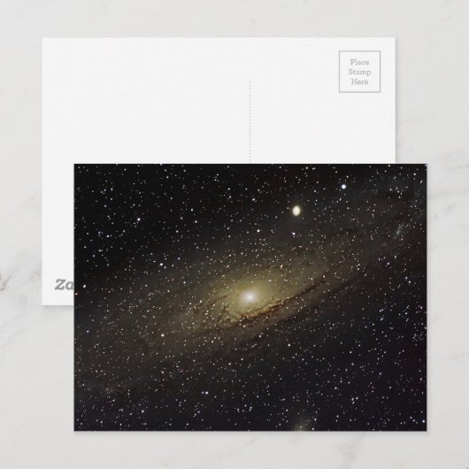 Andromeda Galaxy Briefkaart (Voorkant / Achterkant)