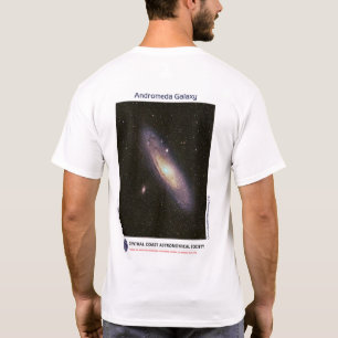Andromeda Galaxy door Lee Coombs Front and Back T- T-shirt