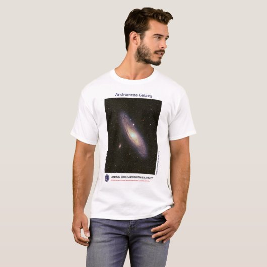 Andromeda Galaxy door Lee Coombs Front T-shirt (Voorkant volledig)
