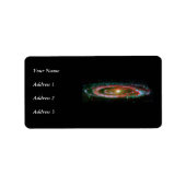 Andromeda Galaxy Etiket (Voorkant)