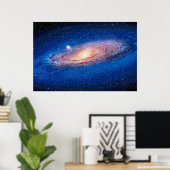 Andromeda Galaxy for NES, Pixel Art Poster (Thuiskantoor)