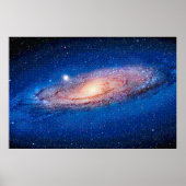 Andromeda Galaxy for NES, Pixel Art Poster (Voorkant)