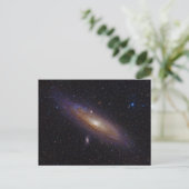 Andromeda Galaxy ingenomen met Hydrogen Alpha Filt Briefkaart (Staand voorkant)