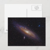 Andromeda Galaxy ingenomen met Hydrogen Alpha Filt Briefkaart (Voorkant / Achterkant)