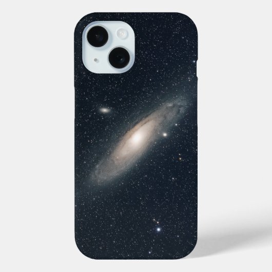 Andromeda Galaxy iPhone 15 Hoesje (Achterkant)