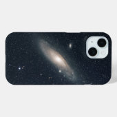 Andromeda Galaxy iPhone 15 Hoesje (Achterkant (horizontaal))