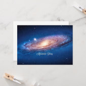 Andromeda Galaxy Kaart (Voorkant / Achterkant in situ)