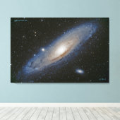 Andromeda Galaxy (M31) - onderscheiden Canvas (Insitu (Houten vloer))